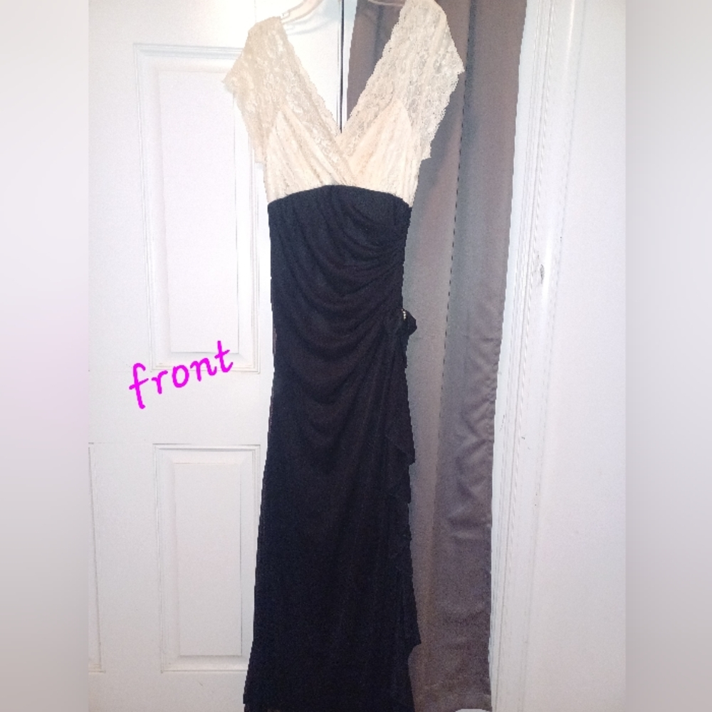 Black and white dress